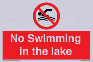 No Swimming in the lake